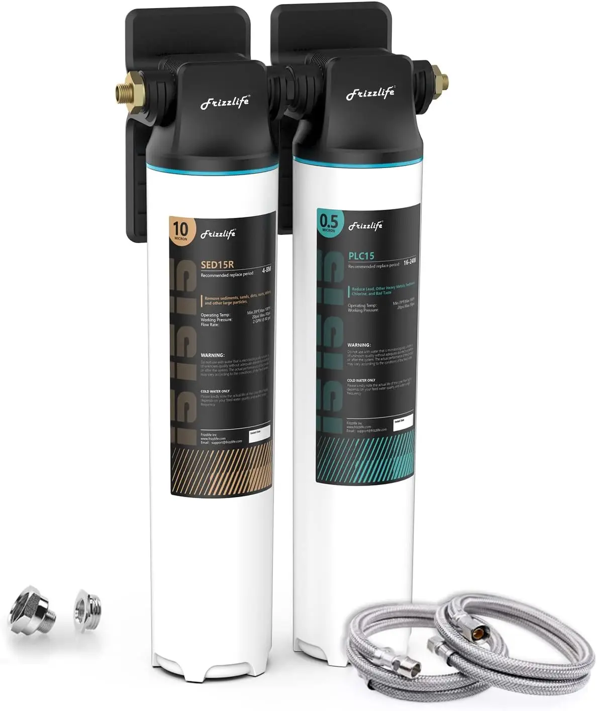 

Under Sink Water Filter System, NSF/ANSI 53&42 Certified Elements, Reduces 99.99% Lead, Chlorine, Fluoride, Bad T