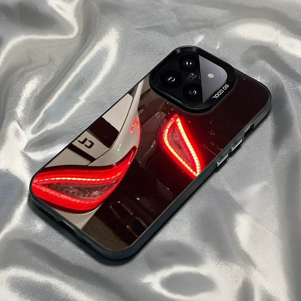 Epc M-Mercedes-S-Benz AMG Phone Case IMD Phone Case For IPhone 16 15 14 13 12 11 Pro Max Plus Color Silver Cover