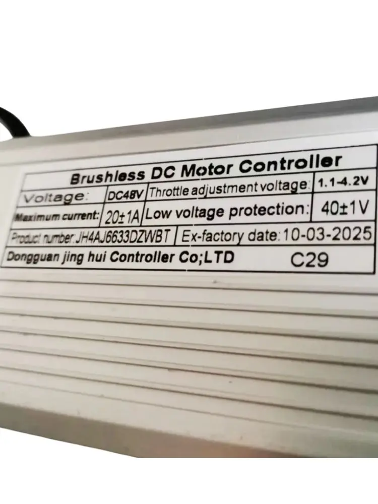 AliExpress NONE Customized JH4AJ6633DZWBT Brushless Motor Controller 48V 20A Electric Bicycle Conversion Kit Ebike Controller