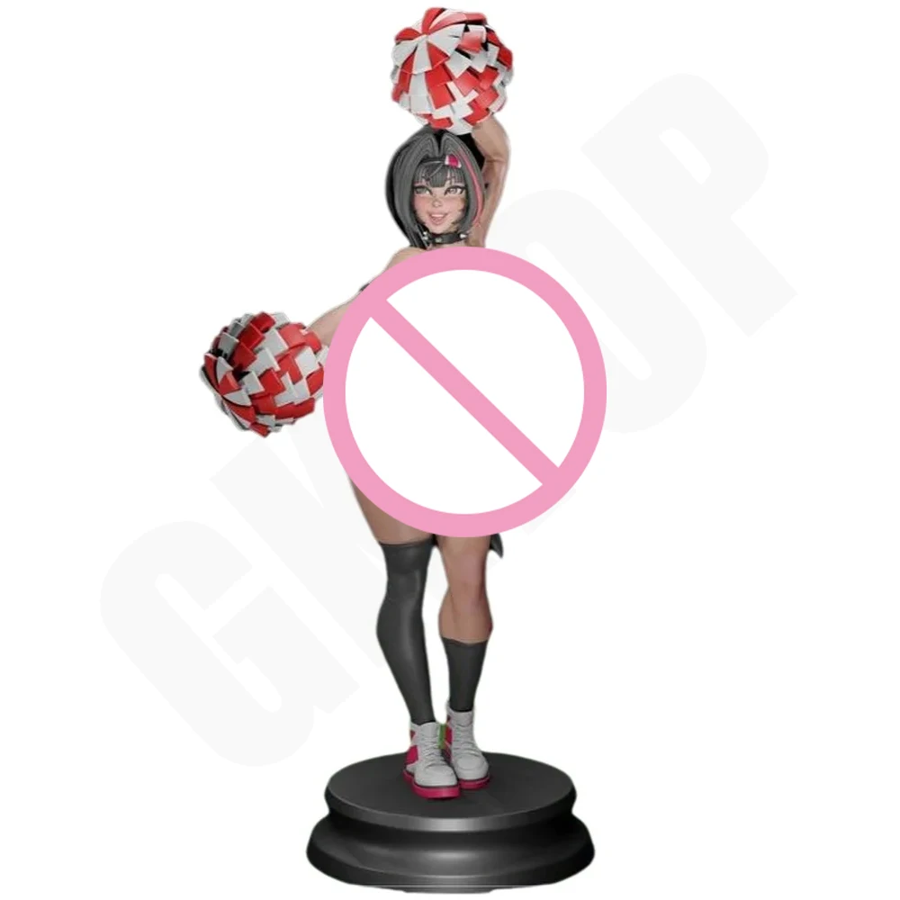 

Сексуальные черлидинги, масштаб 1/24, фигурка из смолы, модель, комплект кролика в разобранном виде, неокрашенная кукла, 3D печать, статуя «сделай сам», игрушка для рукоделия