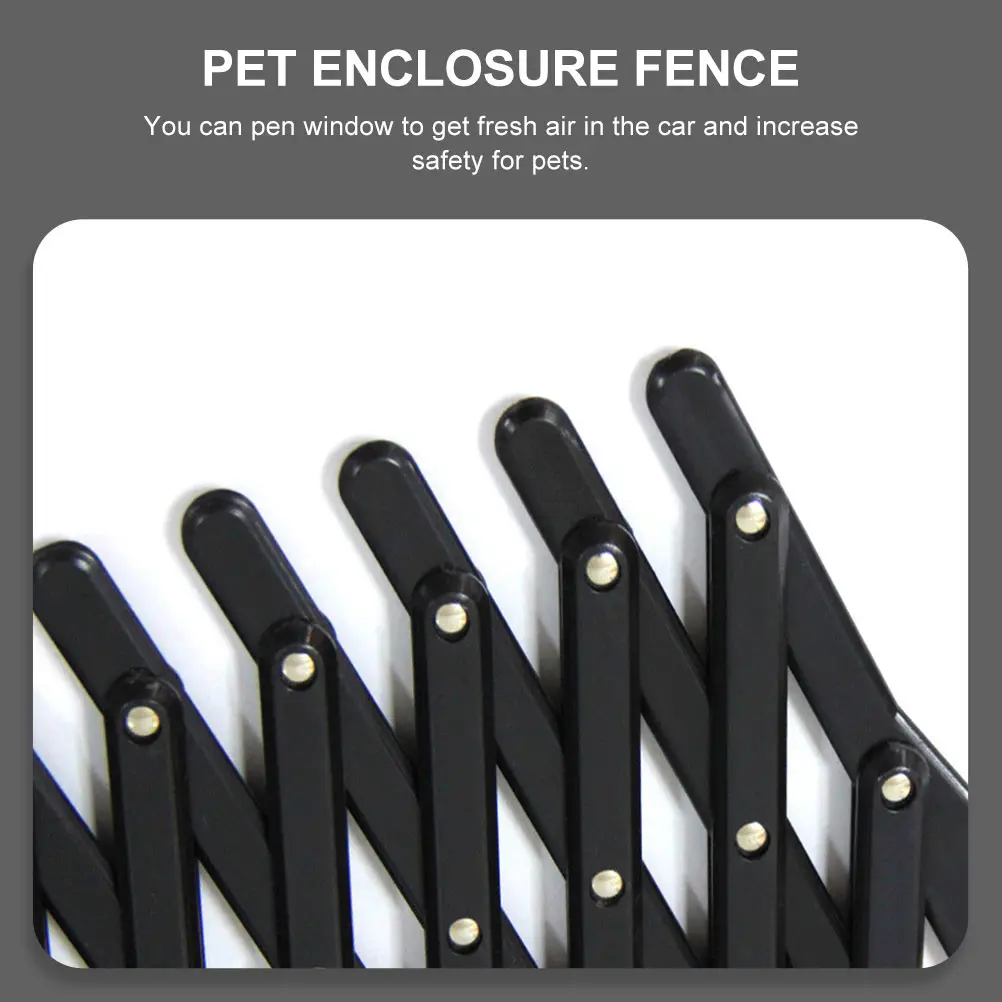 

Portable Pet Barrier Fence Car Window Gate Durable PP Material Easy Storage Retractable Fence Protect Dogs Prevent Head Out