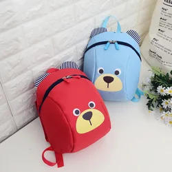 Sacs d'école anti-perte pour enfants, cartable pour filles et garçons, mini sac à dos pour enfants, ours mignon lancé, animal du zoo, haute qualité