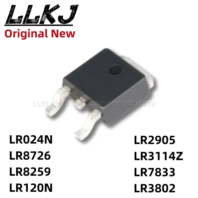 1pcs IRLR024N IRLR8726 IRLR8259 IRLR120N IRLR2905 IRLR3114Z IRLR7833 IRLR3802  TO252 MOS Fet