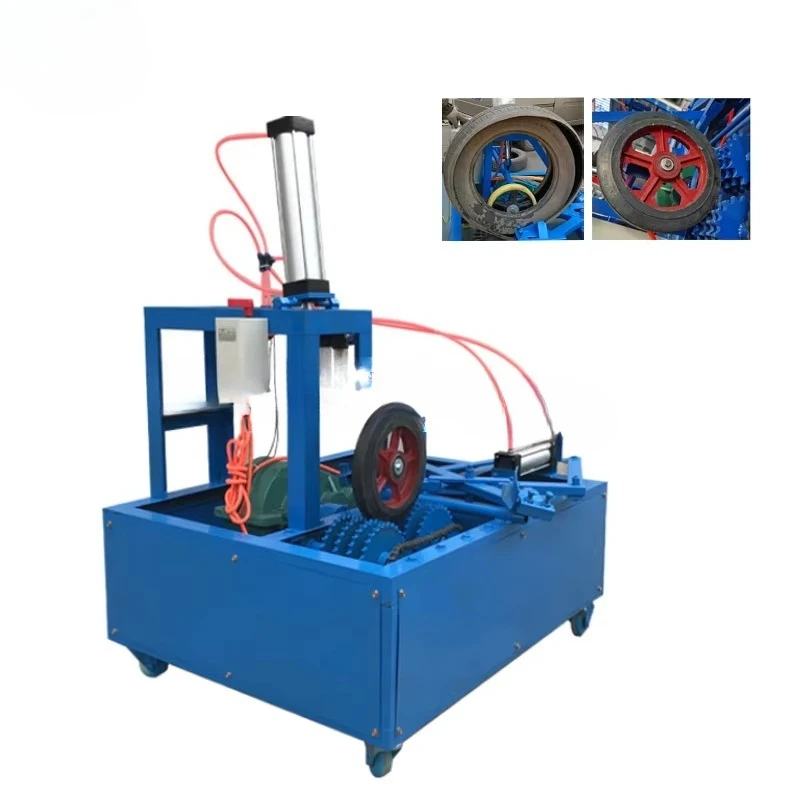 

Резак для боковых стен шин для отходов, используемая машина для переработки кругов шин, двухсторонняя машина для резки автомобильных шин