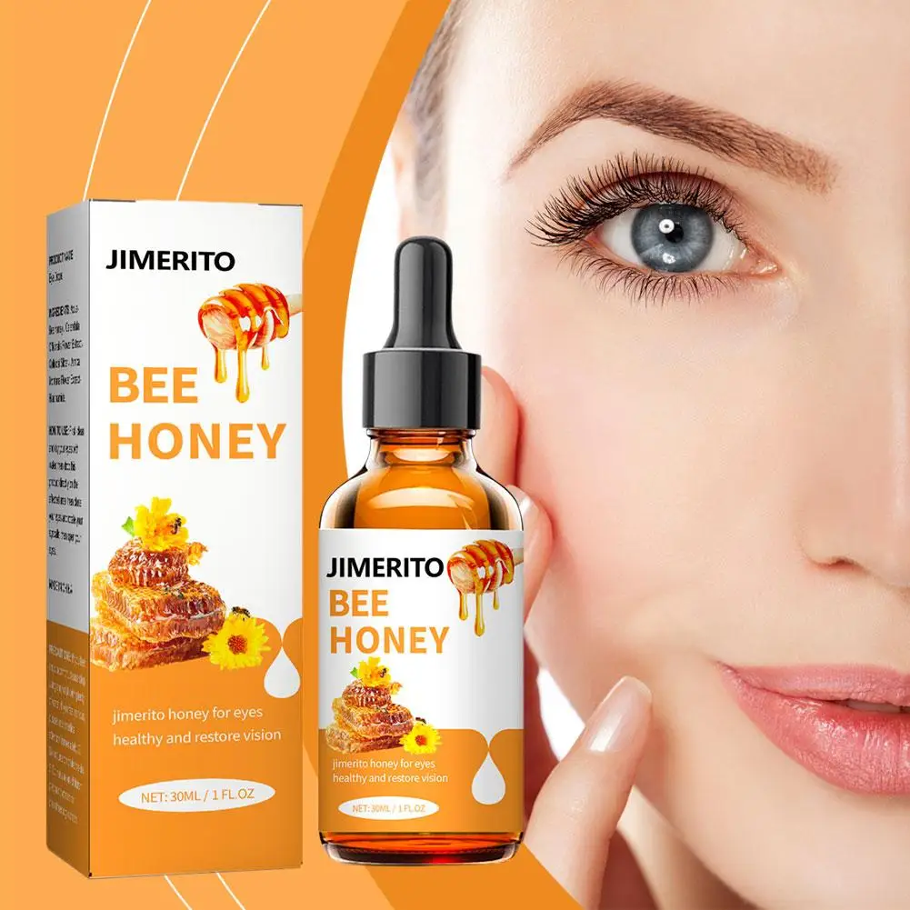 30ml Jimerito Honey Eye Drops Non Stinging Bee Honey Eye Drops Stingless Bee Honey Eye Drops For Eyes Health Care