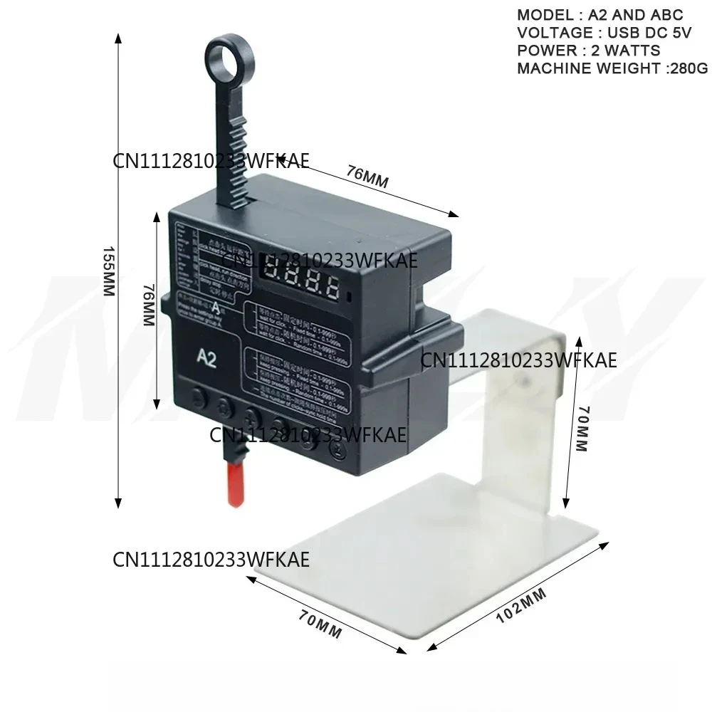Auto Computer Keyboard Clicker Device Mouse Automatic Random Temporarily Leave AFK Game Prevent Offline Physical Clicker