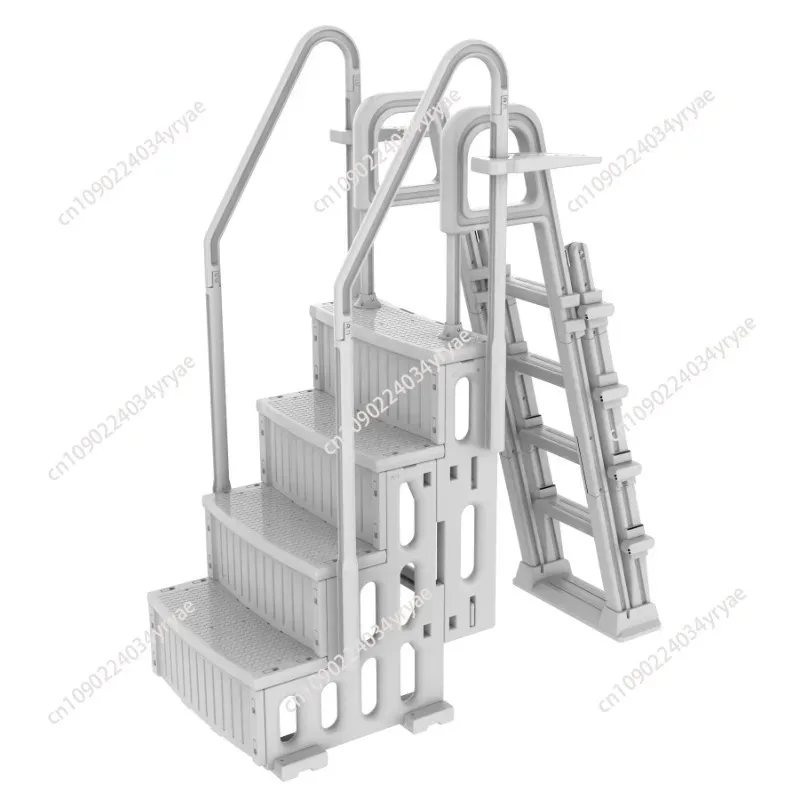 Summer Swimming Ground Spa Pool Slide 4 Steps Swimming Plastic Pool Ladder