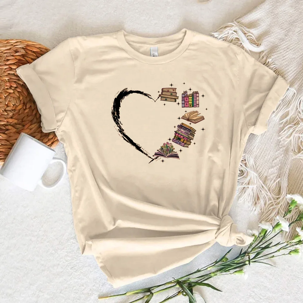 

Love Hearts Best Tee women anime Japanese funny Tee girl comic clothing