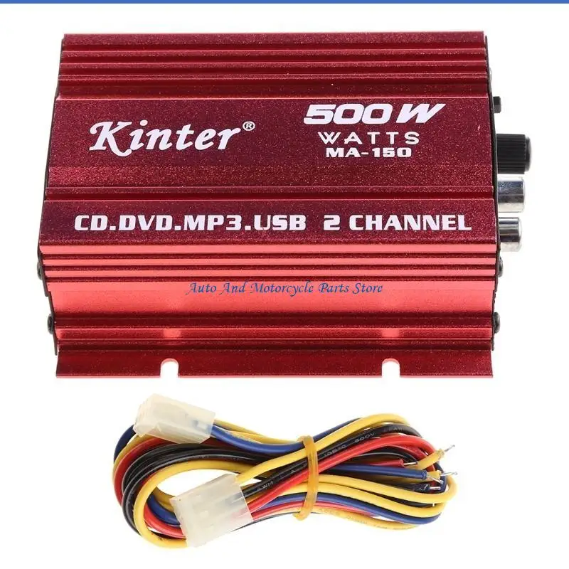 Immagine 7: P9FD Amplificatore subwoofer stereo Hi-Fi 36W a 2 canali per auto e