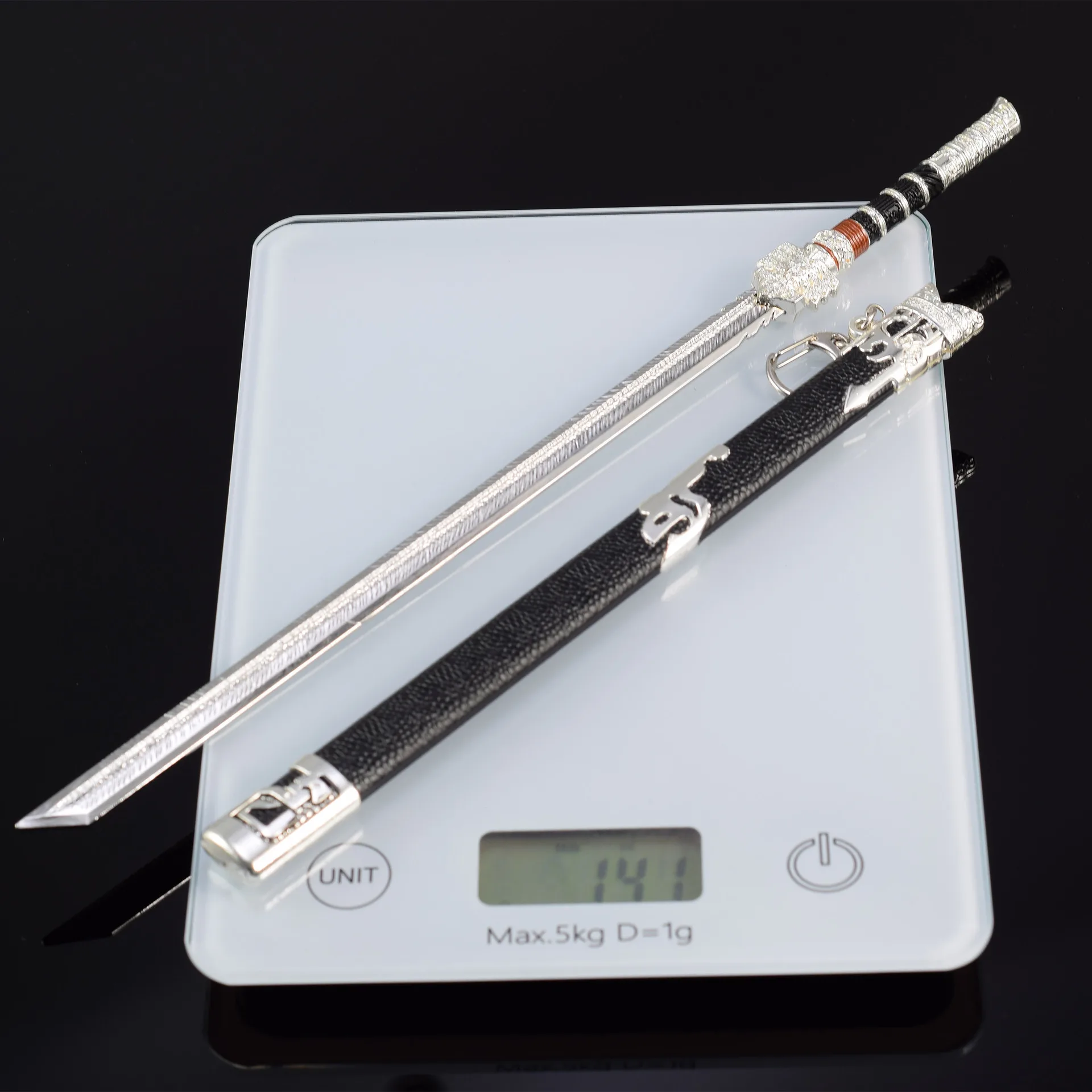 Espada periférica de animación Behead God de 30cm, 30cm, artesanía de aleación de Zinc de Metal, adornos de juguete, espada, modelo de arma de Cosplay