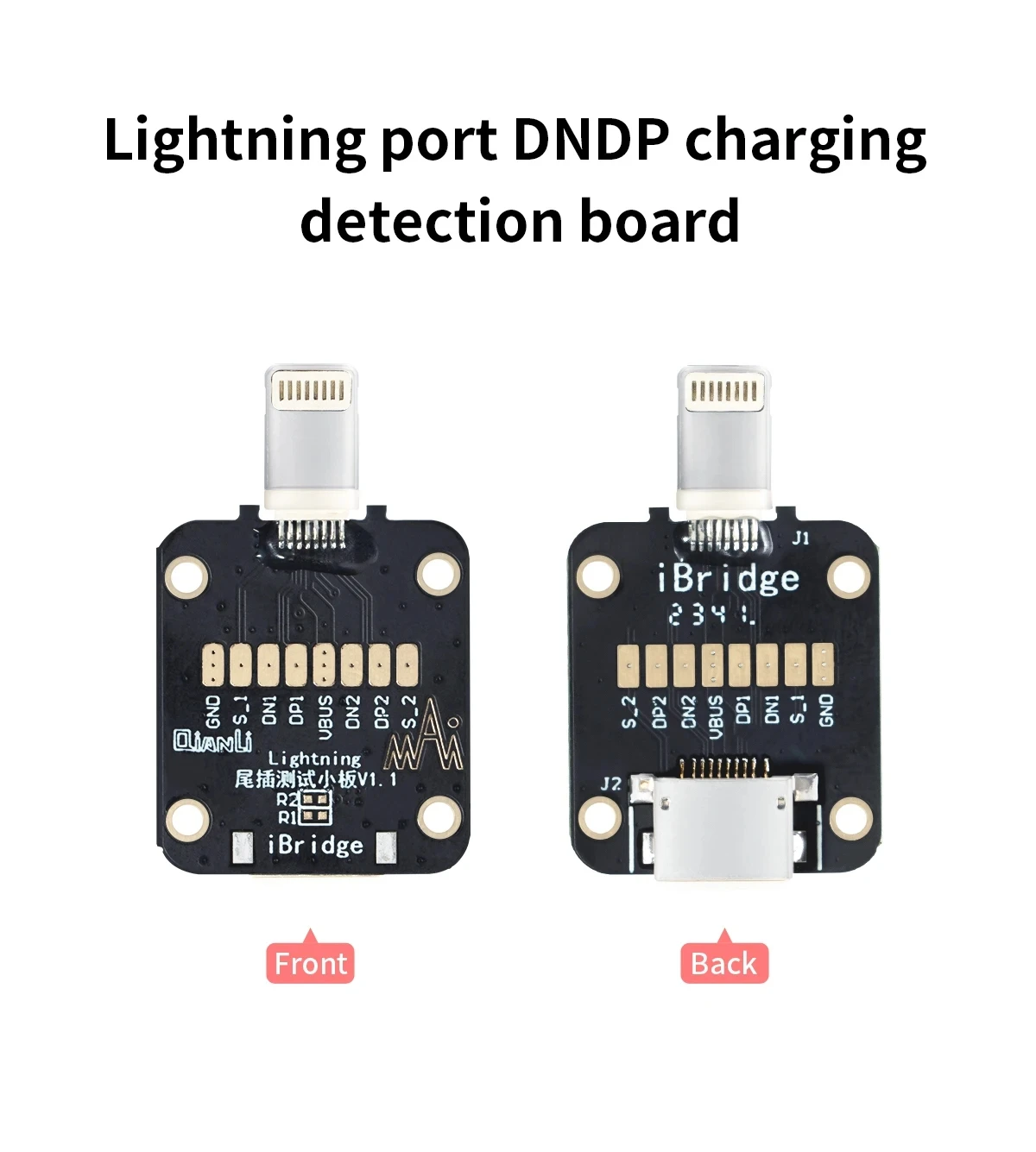 Imagem -02 - Qianli-ibridge Cauda Plug Carregamento tipo c Detecção Dndp Placa Epitaxial Análise de Falhas e Captura de Dados Testador de Plugue tipo c