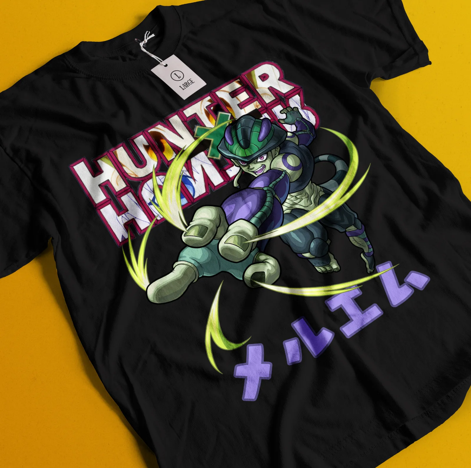 Meruem T-Shirt Hisoka Tshirt Gon Hunter HXH Anime Shirt Pitou Netero Killua Tee