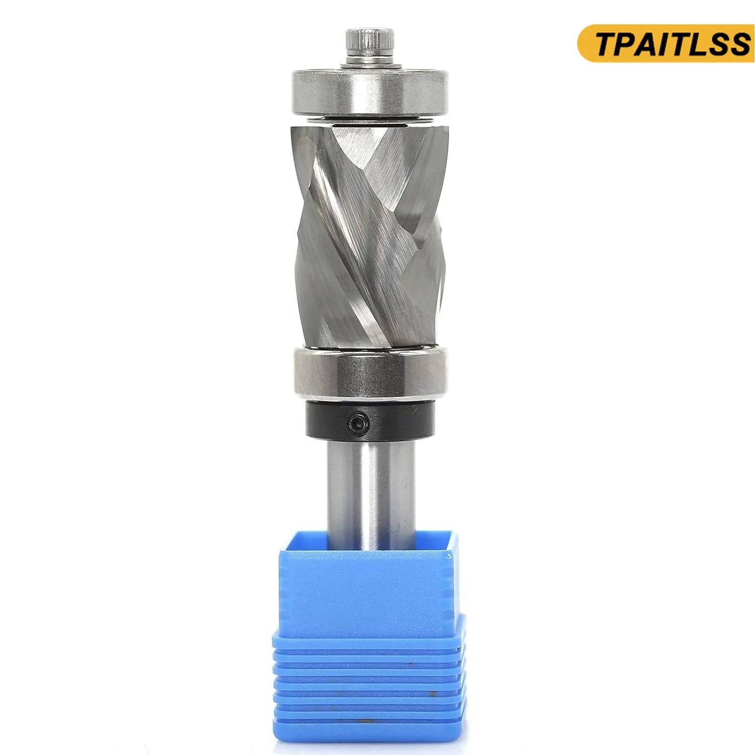 

1/2" Shank/Shaft CNC Endmills Compression 2+2 Flute Flush Trim Solid Carbide Spiral Router Bits for Woodworking
