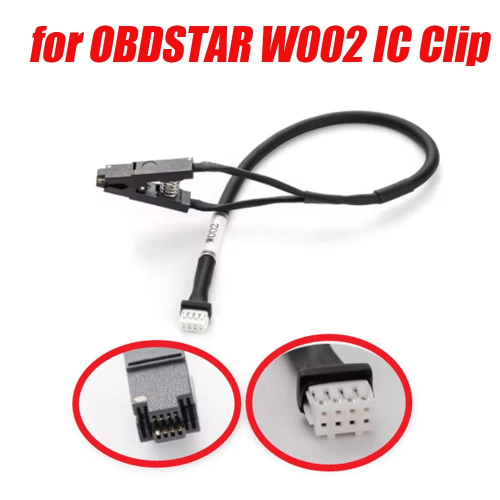 OBDSTAR W002 IC Clip Cable Work For OBDSTAR X300 DP Plus X300 Pro4 Key Programmer For EEPROM Chip Reading Writing
