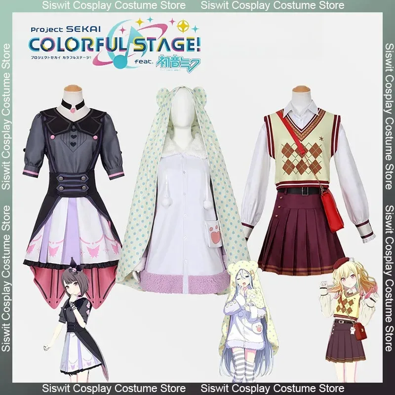 

Project Sekai Colorful Stage Neo Shinonome Ena Tenma Saki Yoisaki Kanade Cosplay Costume PJSK Uniforms Anime Carnival Dress Up