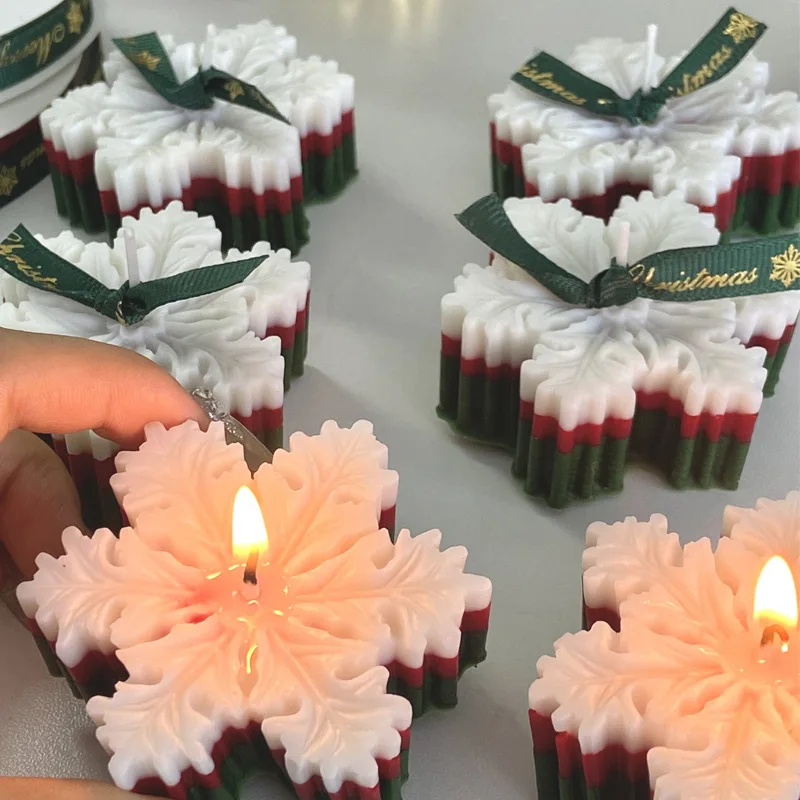 Christmas Snow Scented Candle Romantic Atmosphere Decorative Sense Layout Props Scented Candle