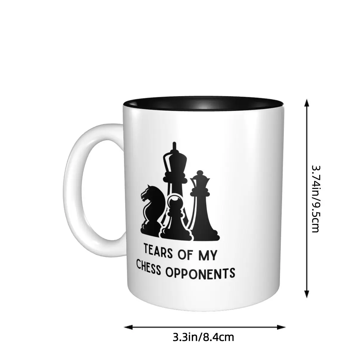 Tears Of My Chess Opponents Mug Funny Ceramic Coffee Cups Tea Mugs Milk Cup Drinkware Gift for Friends