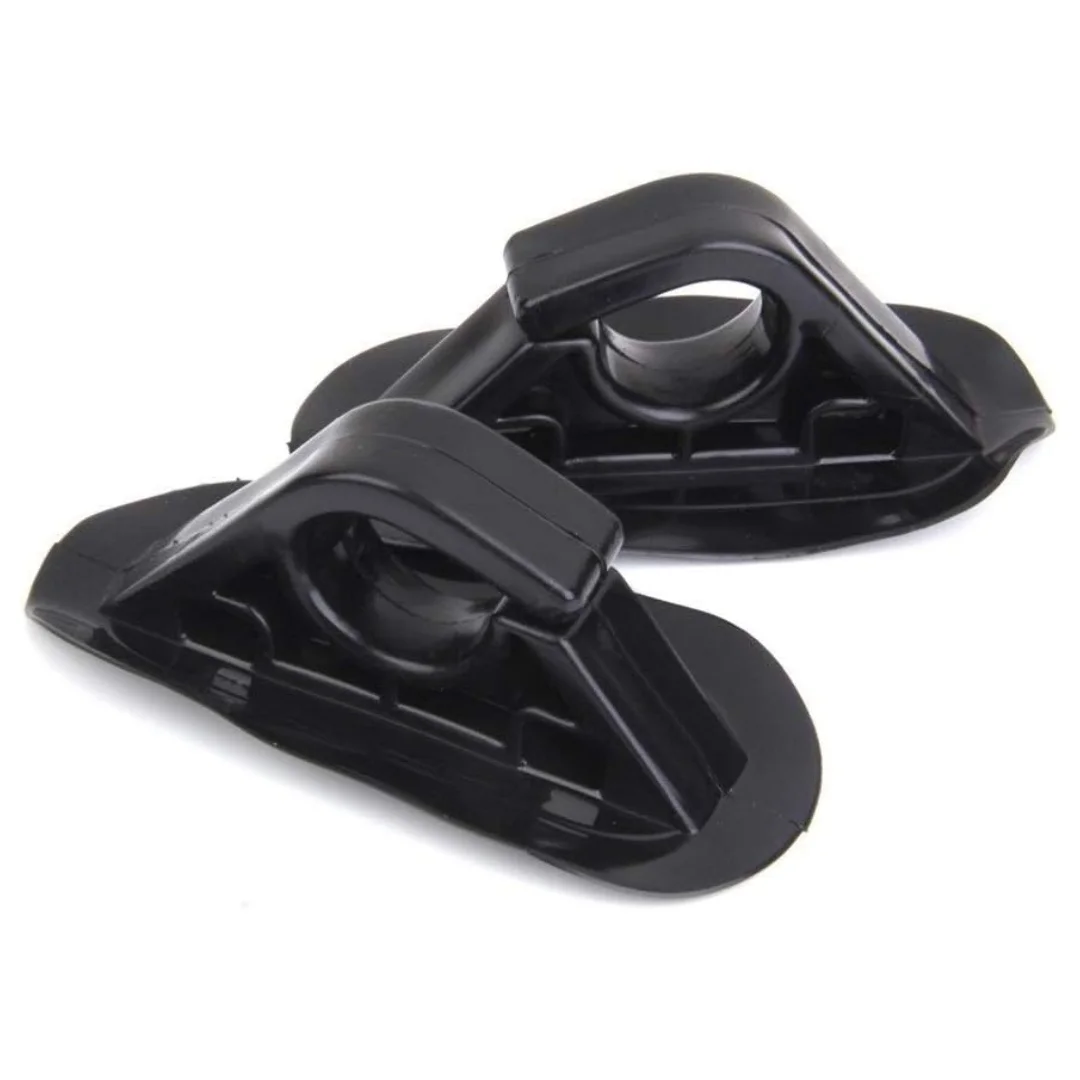 ISURE MARINE 2PC PVC Oar Paddle Holder Hook Buckles Paddle Clips Oar Stand Holder Hook Buckles for Inflatable Boat Canoe Kayak