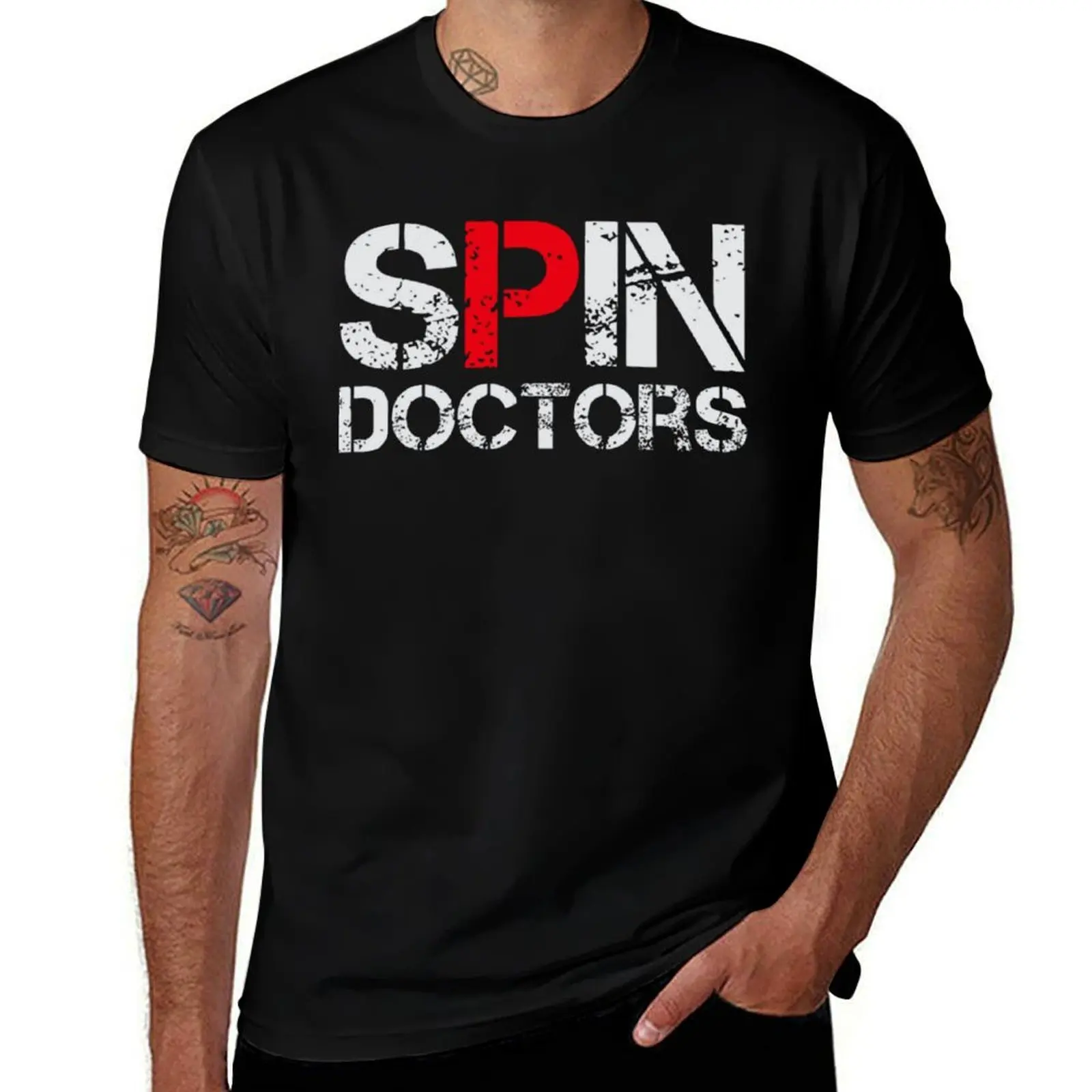 

Spin Doctors T-Shirt Summer Casual Loose T-Shirt