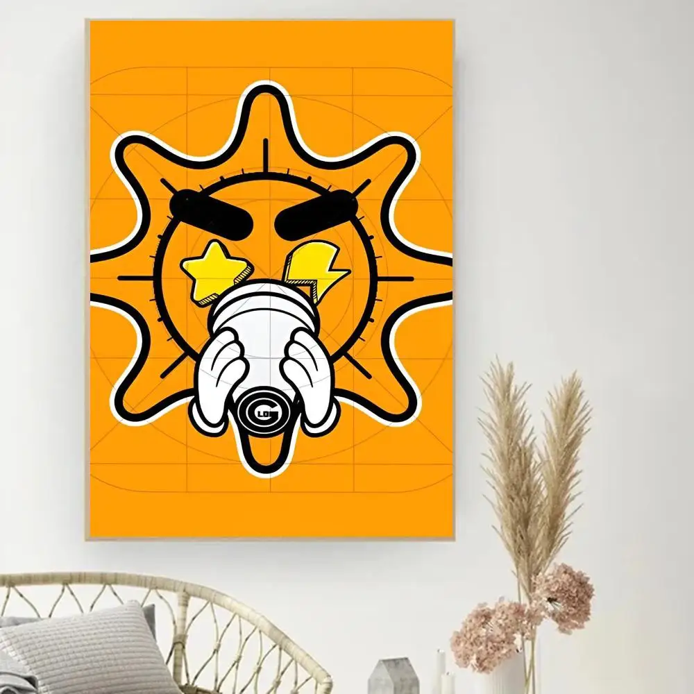 Glo Gang Chief Keef Painting Calligraphy Poster Print Modern Decor Room Home Decor Canvas Art Pictures Home For Living Room