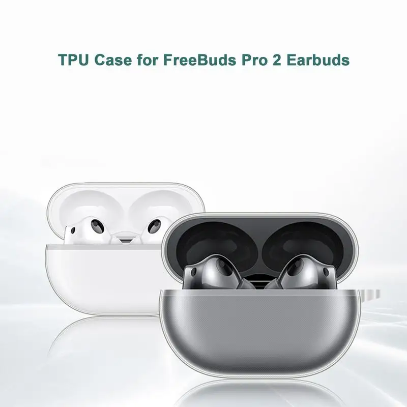 Custodia per auricolari per Huawei Free buds Pro 2 custodia per auricolari custodia antiurto per airbag in Silicone trasparente per auricolari gratuiti Pro 2