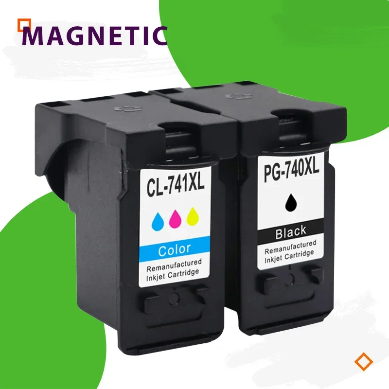 2x PG740 CL741 compatible ink cartridge for canon PG 740 CL 741 for Canon Pixma MX517 MX437 MX377 MG3170 MG2170 printer