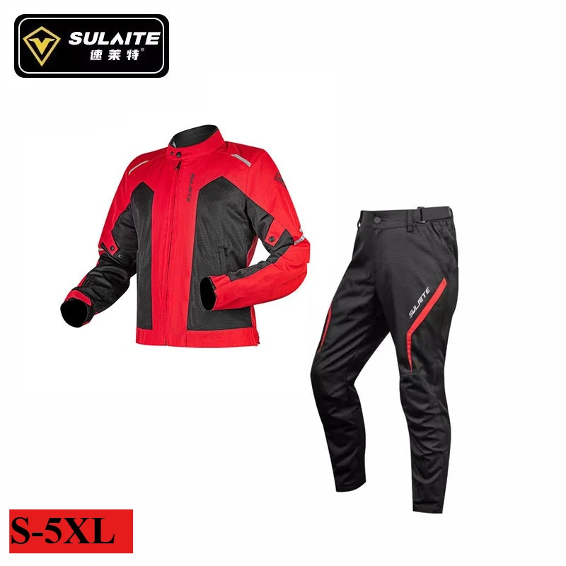 Suright Motorcycle Winter Cycling Suit Four Seasons Breathable Anti-drop Suit Road Racing Rally Clothes Locomotive Equipment