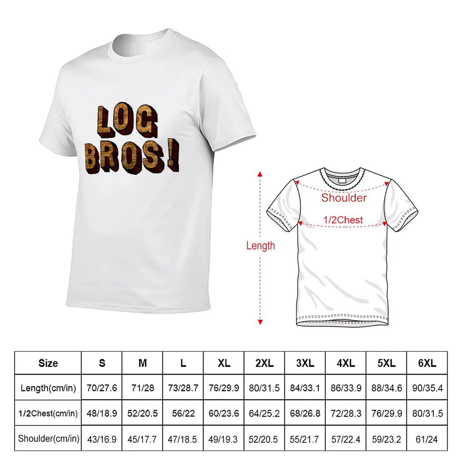 too many spirtis log bros ryan and shane T-Shirt anime tshirt t shirts for man pack white T-Shirt