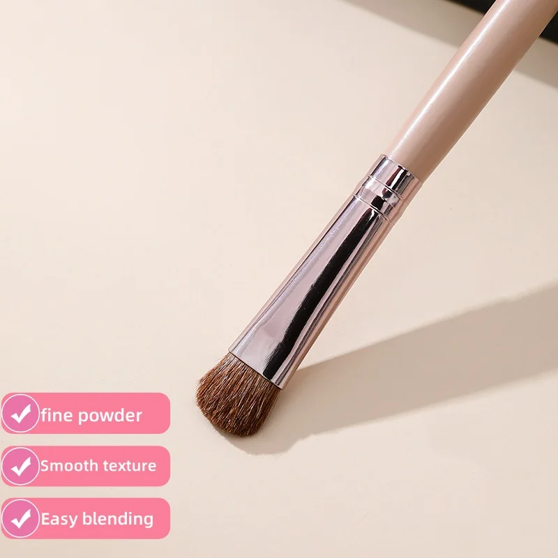 Meizhijia Pink Three Piece Eyeshadow Set with Sleeping Silkworm Eyeliner Detail Stain Eye Makeup Collection