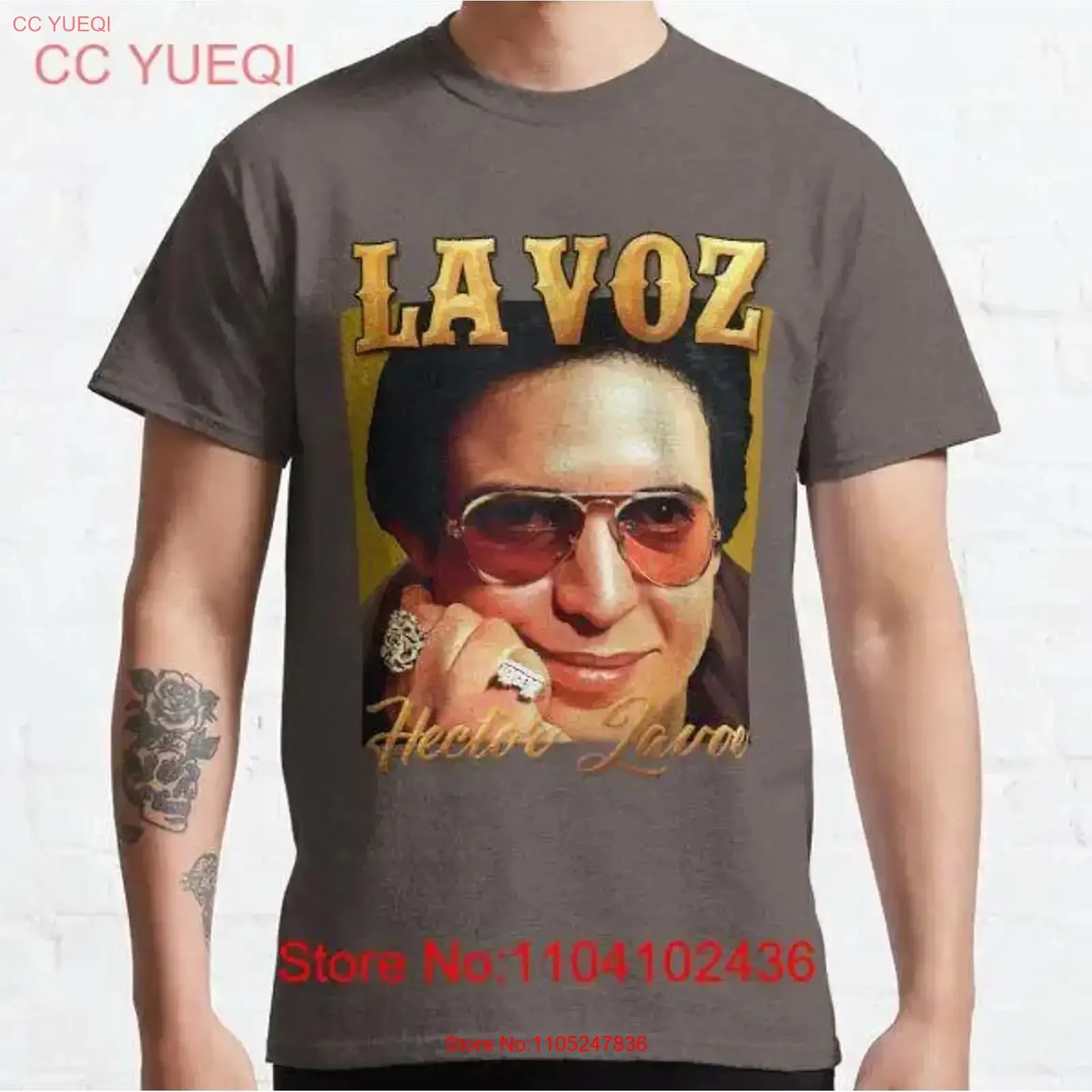 Camiseta vintage de Héctor Lavoe con diseño del álbum La Voz, Paraiso de Dulzura y Willie Colón, estilo vintage, lavada, cómoda para uso diario
