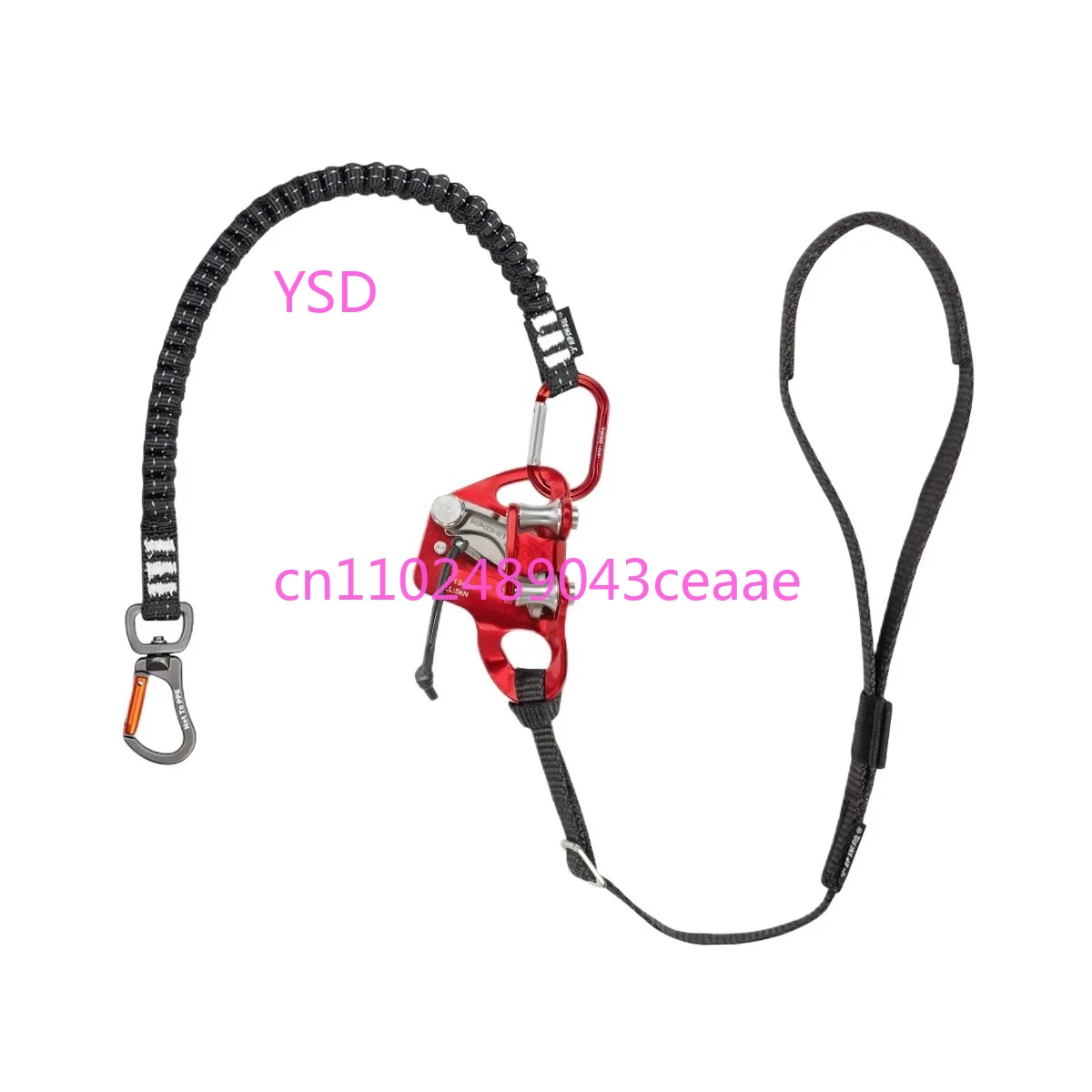 

High Altitude Tree Climbing Rope Knee Asc Foot Strap with Foot Rope Elastic Rope for Outdoor Cam Travel Climbing