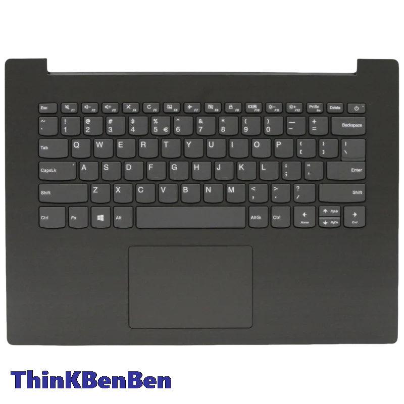 

US English Iron Gray Keyboard Upper Case Palmrest Shell Cover For Lenovo Ideapad 330 14 14AST 14IKB 14IGM 5CB0R40355