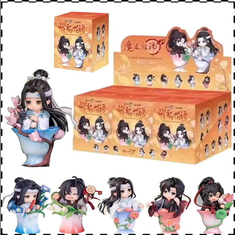 

Подлинная портфоровая серия Mo Dao Zu Shi Bloom Rhythm, слепая коробка, милая фигурка Wei Wuxian Lan Wangji, загадочная коробка, подарок для фанатов аниме