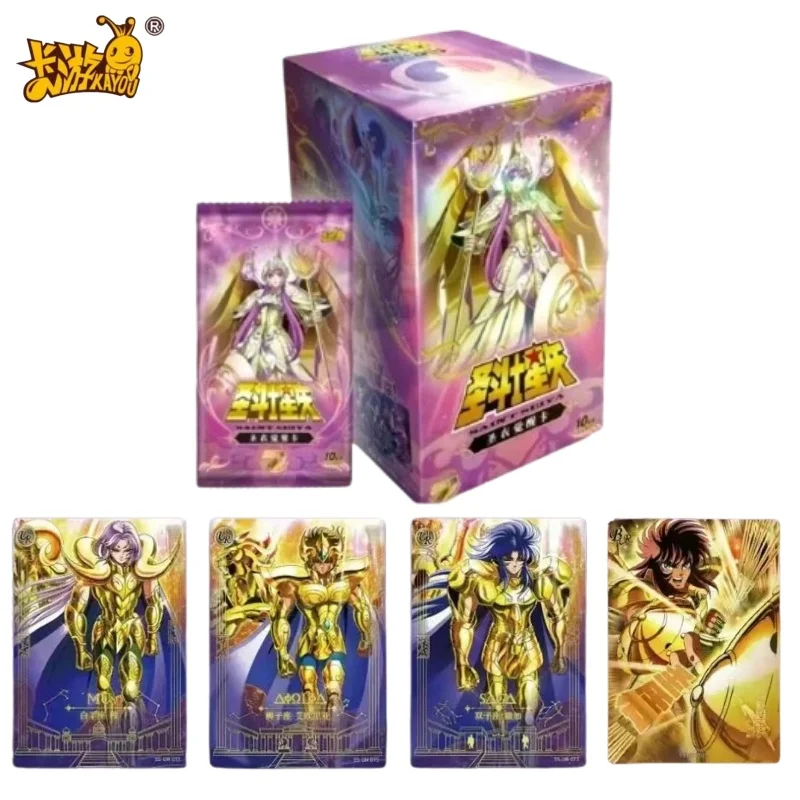 

KAYOU Saint Seiya Cloth Awakening Cards - Series 4 | 5 Cards/Pack, 18 Packs/Box, Anime Collection Treasure