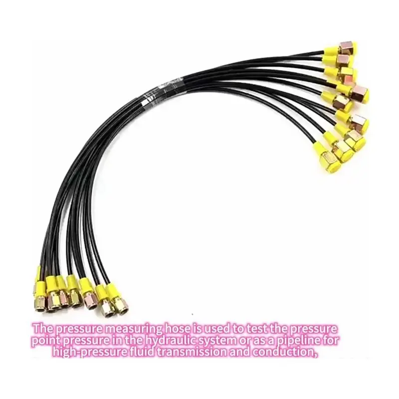 SEWS-Hydraulic Pressure Test Hose M16x2-1/4BSP(2.0M/6FT) Testing Coupling Point Hose Connection Set