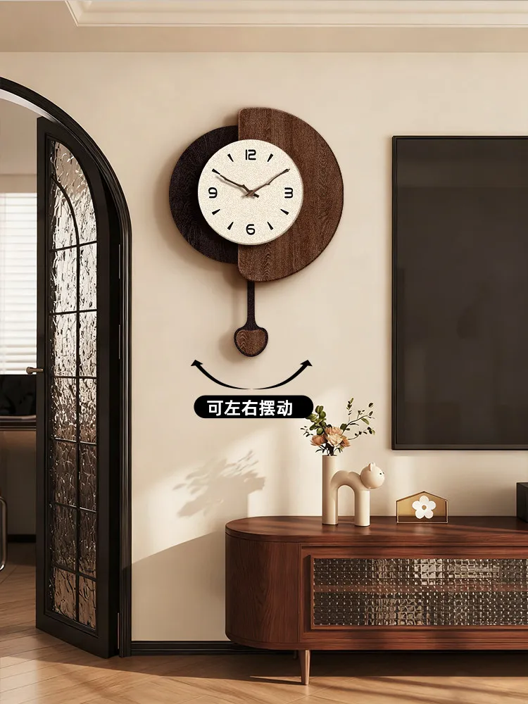 

Medieval Wall Clock Living Room Home Dining Room Wall Watch Creative Clock Wall Hanging High-end Retro Clock