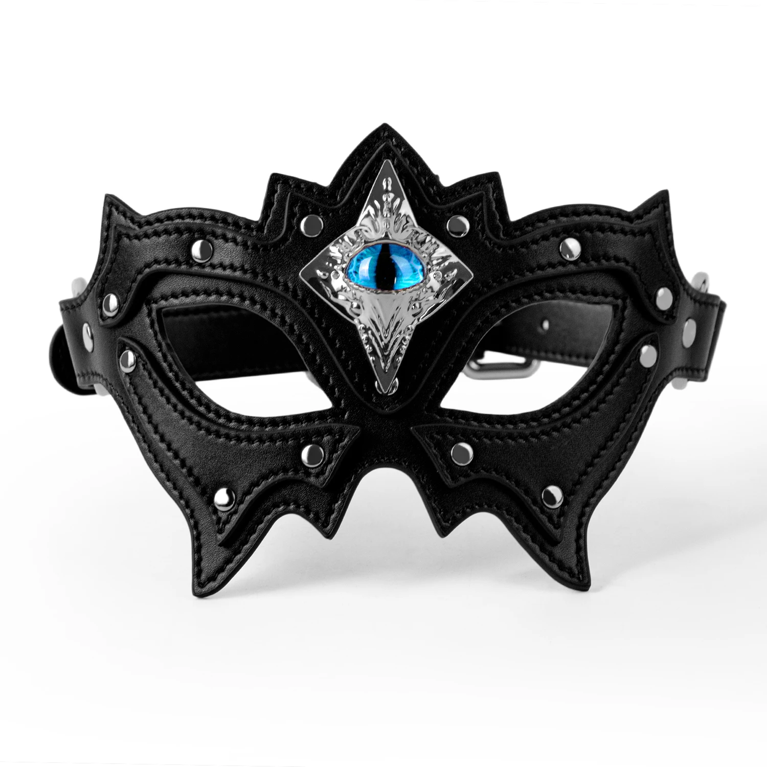 Cosplay Eye Mask Half Face Masks Adult Game Toy With Head Band Mouth Restraint Straps Bondage Facial Maks Cover Sex Toys