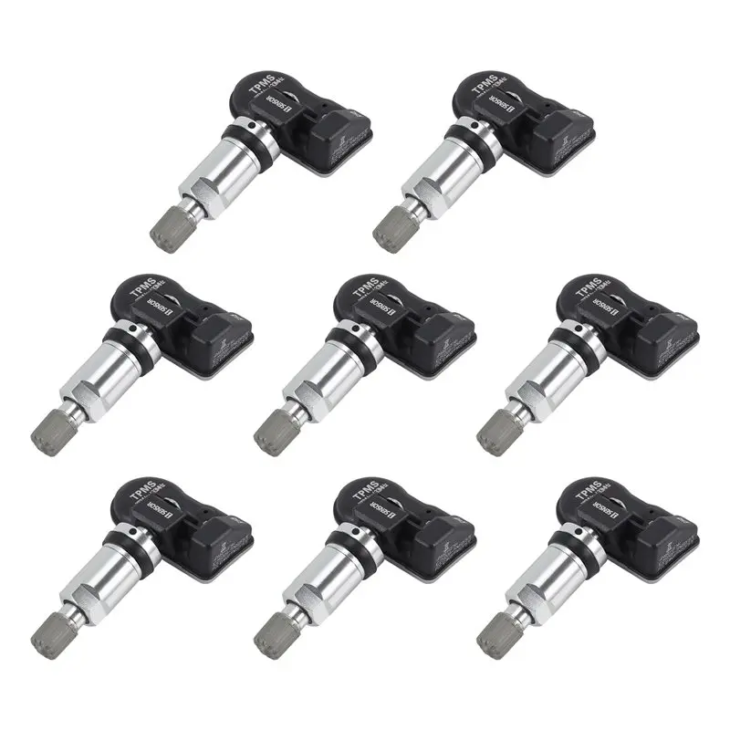 8 szt. Programowalnych czujników TPMS MX 315MHz+433MHz 2-w-1 do monitorowania ciśnienia w oponach, kompatybilnych z narzędziami Autel TS408 TS508 ITS600-A61E