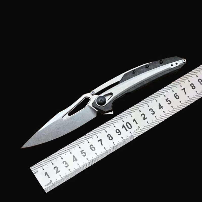 ZT 0990  Knife CPM-20CV Blade Carbon Fiber Handles Outdoor Camping Hunting Pocket EDC Tool zt0990 Knife