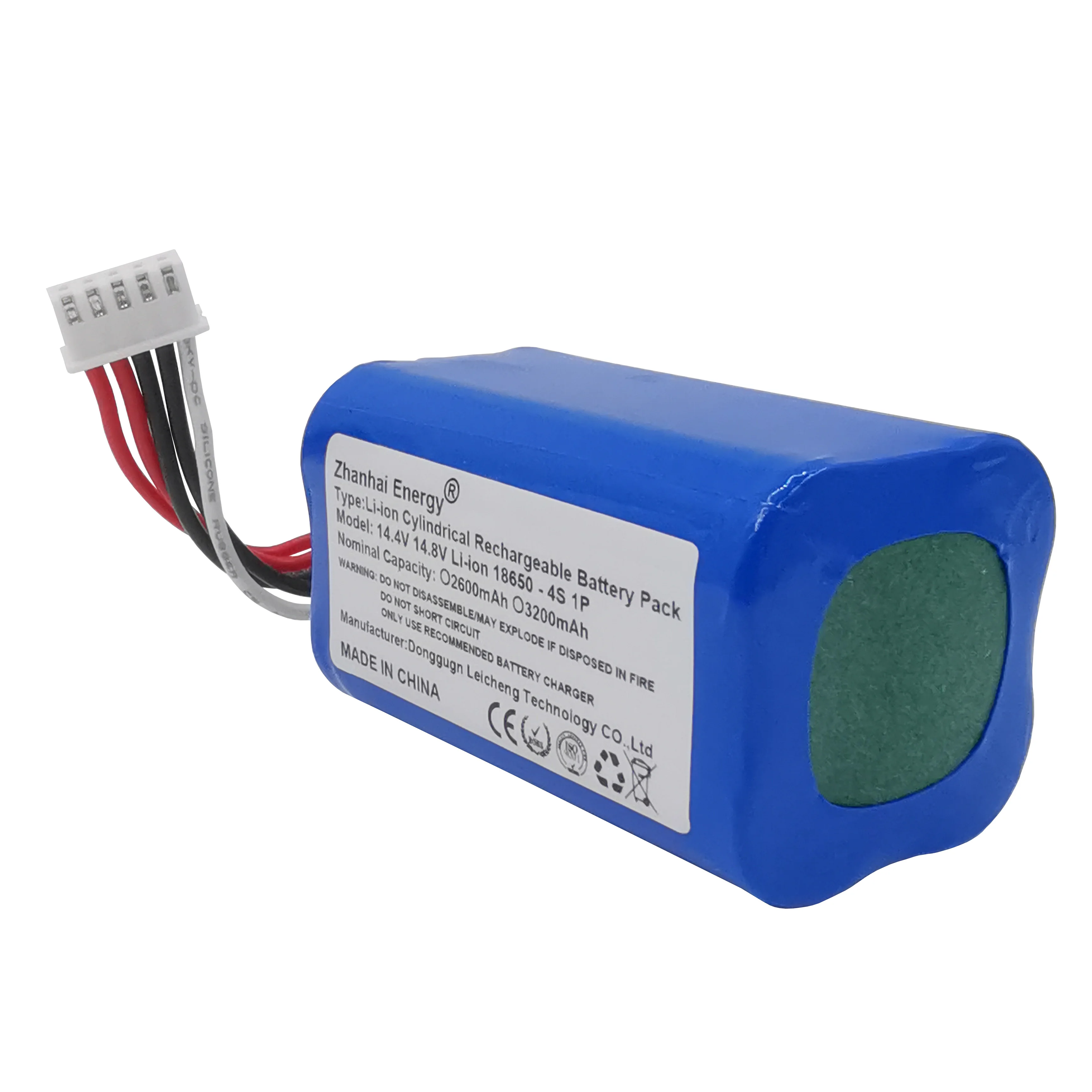 14.4V 14.8V 2600mAh 3200mAh Li-Ion Rechargeable Battery Pack For Robot Vacuum Cleaners Sysperl V41P Backup Battery New Wholesale