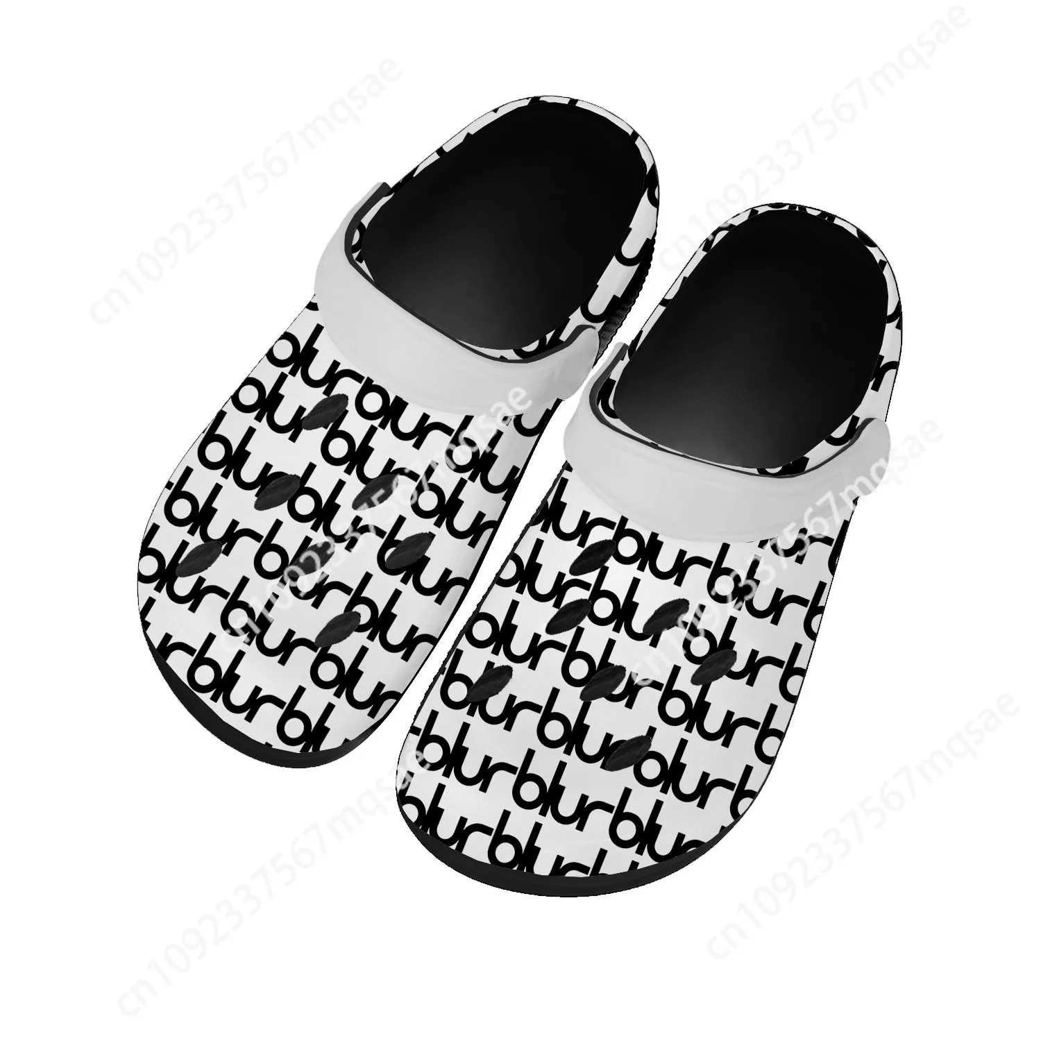 

Blur Band Rock Band Pop Home Clogs Custom Water Shoes Mens Womens Teenager Shoe Garden Clog Breathable Beach Hole Slippers Black