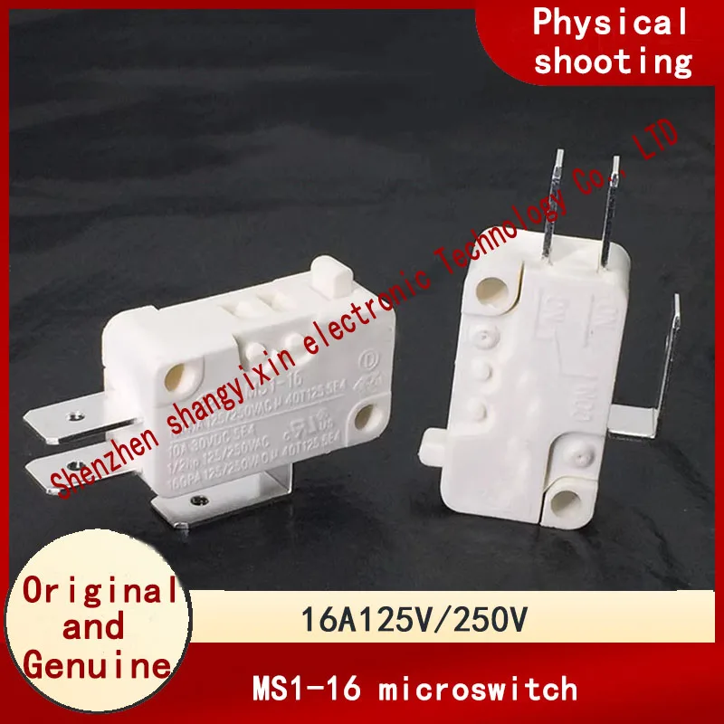 

Оригинальный 3-контактный микропереключатель MS1-16 16A125V/250V