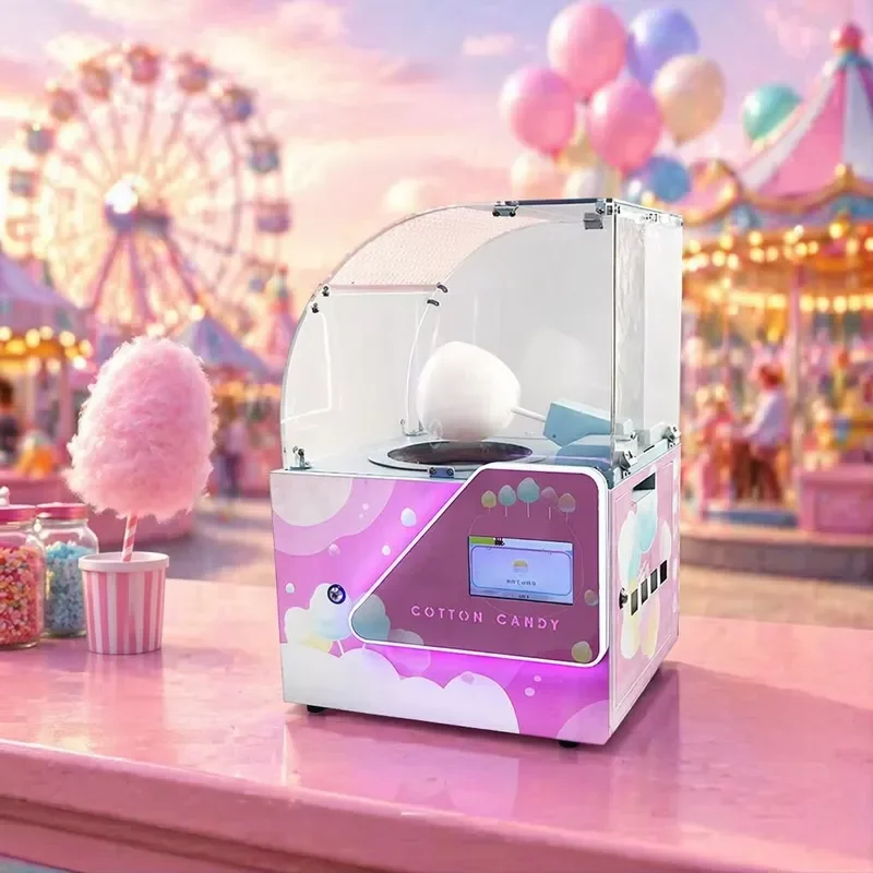 for Outdoor Cotton Candy Machine Automatic Sugar Floss Maker