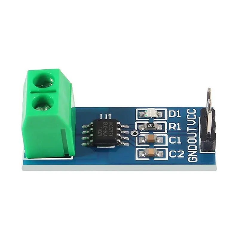 DT51 ACS712 Current Sensor Module 20A Hall Effect Sensor for Arduino AC DC Current Detection DIY Electronic Kit 10pcs