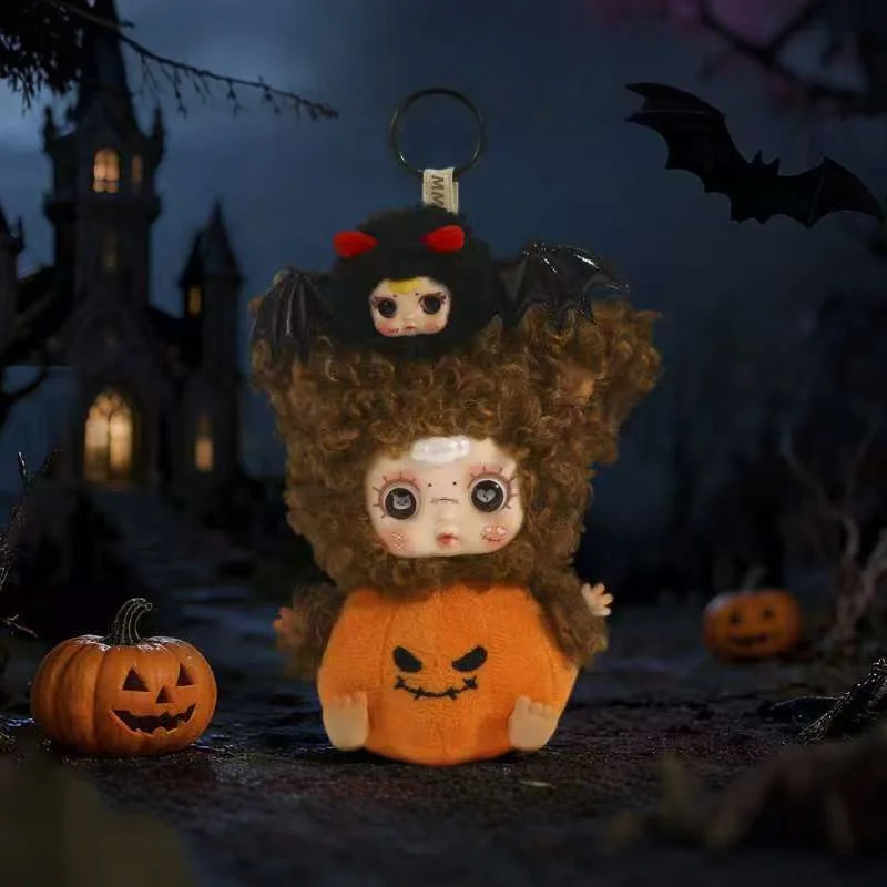 Mmsugar Baby Night Elf Party Series صندوق أعمى Kawaii العصرية لعبة دمية قلادة مجموعة هالوين عيد الميلاد هدية غامضة