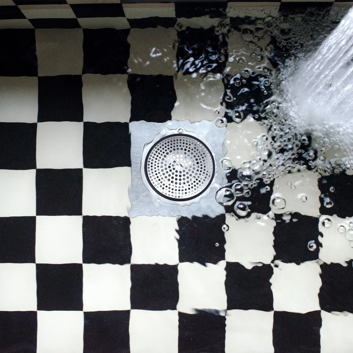 

Shower Stall Drain Protector Rust Proof Steel Flat Fit Design for Tub Sink Bidet Wash Basin Fast Water Flow Hair Stopper