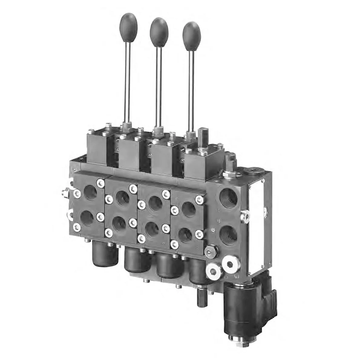 Hawe hydraulic proportional directional spool valve bank type PSL and PSV Load-Sensing principle size 2 group manifold block