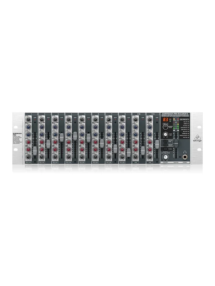 Behringers RX1202FX Rack Mixer Professional Stage Performance Cabinet With Effect Sound Console