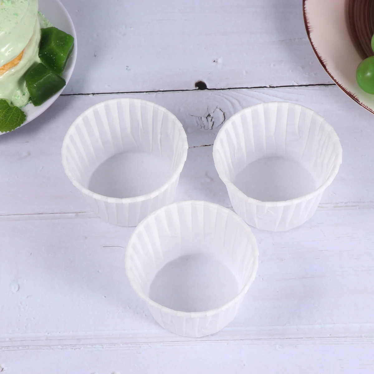 

60 PCS Cake Cups Paper Baking Accessory Muffin Cupcake Cases for Supplies Small