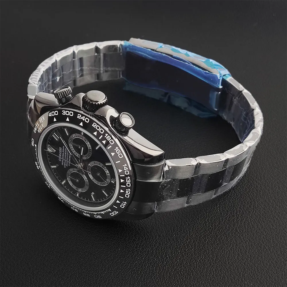 4613 watch Men's automatic mechanical Watches for Men Chronograph customized Watch Sapphire Luminous Luxury 7750A Wristwatch